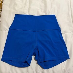 CRZ YOGA Women's Electric Blue Bike Shorts